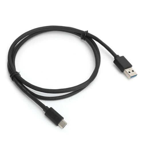 USBA to USBC Cable Universal Data Line Audio Transmission Conversion Cord 1 Meter Black 1