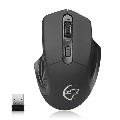 2.4GHz Wireless Optical USB Gaming Mouse 2400DPI Rechargeable Mute Mice For PC 1
