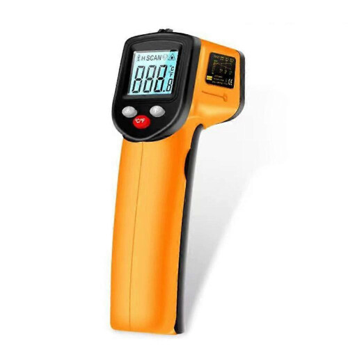 Infrared Thermometer Gun Backlit Display Non-Contact for Cooking Auto