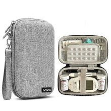 Large Size Diabetic Supplies Bag for Men and Women, Durable Fabric, Multiple Compartments, Portable Medical Storage Case