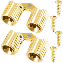 cerniere a barilotto a scomparsa da 8 mm per portagioie in legno, in rame resistente, con viti incluse.