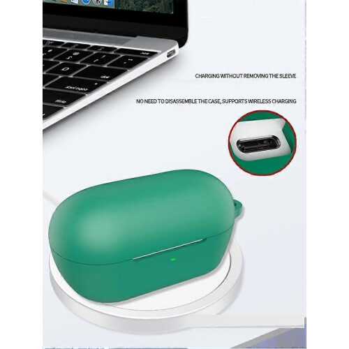 Case Compatible with WFC710N AntiScratch Shockproof Silicone Case Black Bluetooth Earphone 2