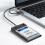 Carcasă HDD EAGET CE10 de 2,5 inci, USB 3.0, SATA, pentru hard disk extern, cu cablu USB-A 5
