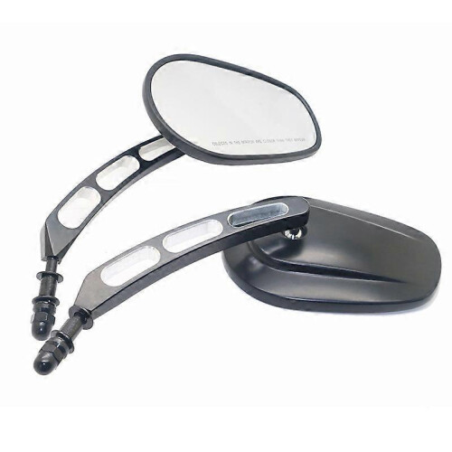 Compatible With Harley Davidson 2pcs/Set Motorcycle Modified Classic Retro Rearview Mirror Reversing Mirror 2