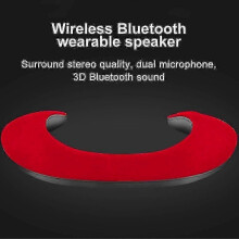 Neckband Bluetooth Speaker, Neck Speaker Bluetooth Wireless, Wearable Speaker For Home Sport Outdoor 25-26s