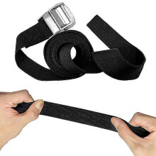 Sangle d'arrimage pour bagages en polypropylène (PP) de 5 m et 25 mm de diamètre, avec boucle en alliage de zinc.