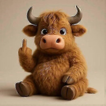 Nouveau Plus Middle Finger, rencontrez les Rebels Squadcute Little Rebels avec Dalsass et Coccolus, Highland Cattle Pocket