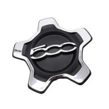 735626312 Cache-moyeu de roue en alliage noir, accessoire pour Fiat 500x