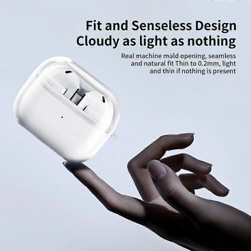 Compatible For Samsung Galaxy Buds3 FE Earphone Case Transparent PC Earbuds Protective Cover 1