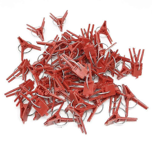 100PCS Plants Graft Clips Plastic Grafting Clips Practical Garden Plant Clips 2