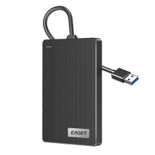 Boîtier pour disque dur externe EAGET CE10 2,5 pouces SATA USB 3.0 avec câble USB-A