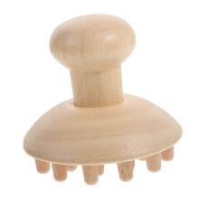 Holzkopfmassage Massagewerkzeug für Kopfhautmassage aus Umweltfreundlichem Material, Hautfreundlich und Langlebig