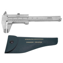 Pied à coulisse en acier inoxydable de haute précision, petit outil de mesure portable 0-50 mm pour bijoux et pièces de monnaie