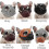 Dog Muzzle Breathable Mesh for Short Snout Dogs Prevent Biting Barking 2