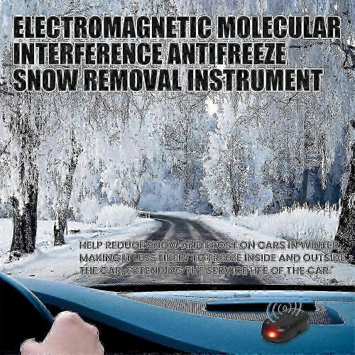 2-Pack Car Windshield Deicing Pads Anti-Ice Snow Removal Tool with Electromagnetic Interference Protection_MM2 2