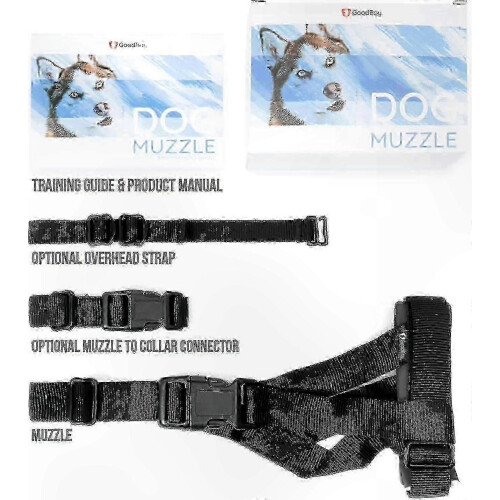 Comfortable Dog Muzzle With Secure Fit And Bite Prevention Features 1