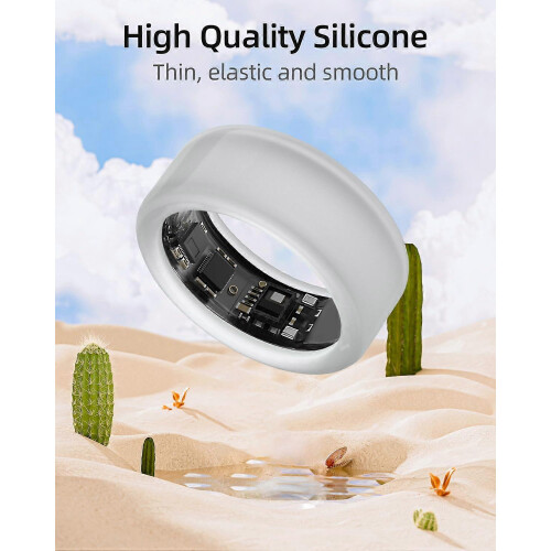 Smart Ring Protector Silicone Cover for Galaxy Ring and Ultrahuman Air, ScratchResistant Workout Shield 2