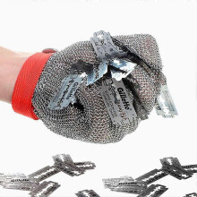 Hochwertige Edelstahl-Ringnetzhandschuhe für Metzgerarbeiten, Arbeitsschutz, Reinigungshandschuhe, Sicherheitshandschuhe