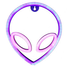 USB-betriebene Alien-Neonleuchte, LED-Dekorationslampe für Wohnzimmer, Schlafzimmer, Hochzeit