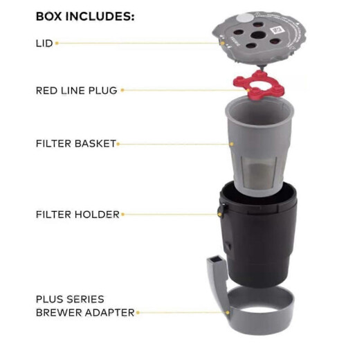 Universeller, wiederverwendbarer Kaffeefilter mit Mehrstrom-Brühsystem 2