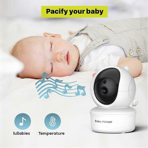 Babyphone vidéo HD 5 pouces, prise britannique 2