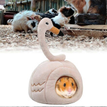 Small Animal Hamster Sleeping Warm Nest Winter Warm Beds Cave Pet Supplies