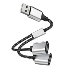 Multi USB 2.0 host-voedingssplitterkabel, USB naar USB mannelijke/vrouwelijke adapterkabel