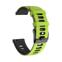20 mm horlogebandje met snelsluiting, zweetbestendig siliconen bandje voor Garmin en Samsung Galaxy Watch 3