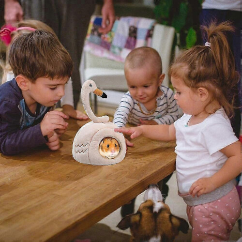 Nid douillet pour hamster, lit chaud d'hiver, accessoires pour animaux de compagnie.