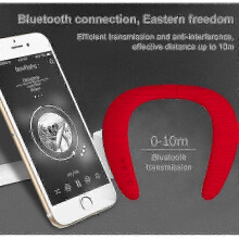 Bluetooth-Nackenlautsprecher, kabelloser Bluetooth-Lautsprecher für den Nacken, tragbarer Lautsprecher für Zuhause, Sport und Outd