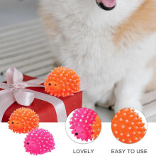 Lot de 2 jouets pour chiens en forme de hérisson, nettoyant ménager, jouets Dogman, en latex amusant pour chiens, émulsion pour je