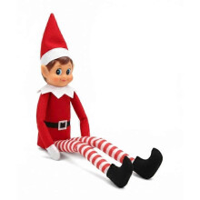 35 cm großer Weihnachtself aus Plüsch mit weichem Stoff, Sammlerstück für die Weihnachtsdeko