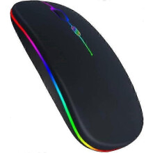 Draadloze LED-muis, Bluetooth-muis, oplaadbare draadloze muis met dubbele LED-modus_WYT