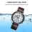Vrijetijdsmode Glazen Heren Quartz Horloge 1