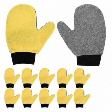 12 stuks verfhandschoenen, schoonmaak- en stofhandschoenen met duim – Schildershandschoenen voor het wassen van auto's en het bei