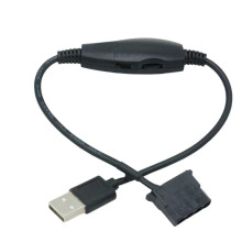 USB-tuuletinsovitin 3/4-nastainen PWM-USB-muunnin, PWM-jakokaapeli tietokoneelle, elektroniikan jäähdytykseen, auton huoltoon