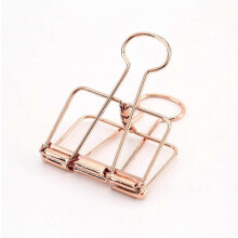 Clips para papel de 19 mm, 12 unidades, clips metálicos tipo bulldog con mangos plegables, agarre fuerte para el hogar y la o