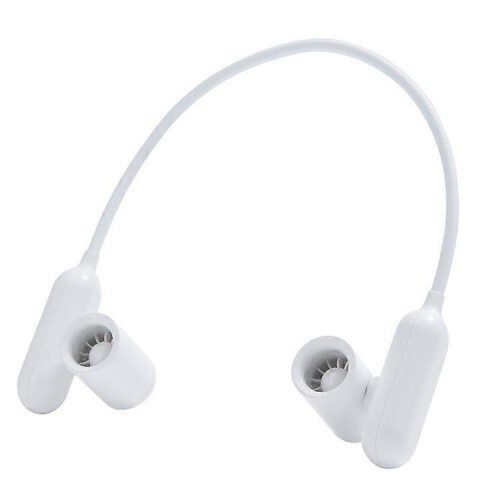 F93 USB oplaadbare nekventilator met 3 snelheden, handsfree, flexibele nekventilator.