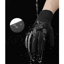 Guantes de invierno cálidos para hombre, guantes de ciclismo, guantes para pantallas táctiles, guantes para correr resistente