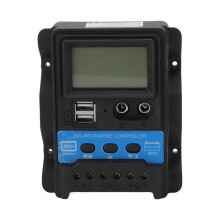 12V 24V Auto Solar Charge Controller PWM Solar Power Controller Dual USB LCD Display