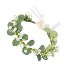 Elegant Headband with Artificial Flower Crown Wreath for Girls and Brides - Floral Hair Band Headpiece in Multicolor