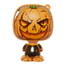 Kauhuhahmolelu, jossa ravisteleva pää ja LED-valo-koriste, auton kojelaudan koristelu, halloween-koristeet