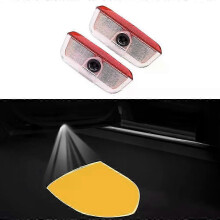 Para Porsche Logo Light Projector Luz de puerta para Porsche Cayenne Cayman 911 Boxster Carrera4 Macan S3 S4 Porsche Welcome