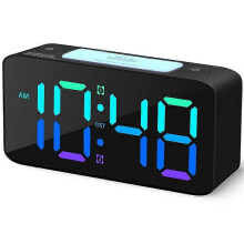 Super Loud Alarm Clock for Heavy Sleepers Adults Digital Clock with 7 Color Night Light