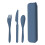 Yonrjhukm Wheats Straw Knife, Fork and Spoon Three Piece Set, Camping Out Convenient Tableware Set, Children Tableware G 1