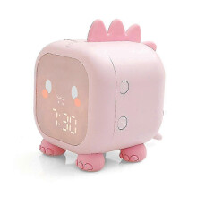 Kids Alarm Clock Cute Dinosaur Digital Alarm Clock for Kids Bedside Clock Children s Sleep Trainier Wake Up Light and Ni