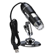 Accessori per microscopio da laboratorio: microscopio digitale HD 1600X con 8 lampade LED bianche e compatibilità USB po