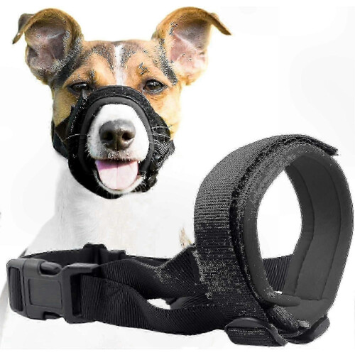 Comfortable Dog Muzzle With Secure Fit And Bite Prevention Features
