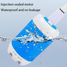 Tragbare elektrische Campingdusche mit wiederaufladbarer Pumpe, Duschkopf mit Schlauch und mehreren Strahlarten