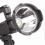 LED-spotlight met groot bereik, USB-oplaadbaar, compacte zaklamp met statief. 4